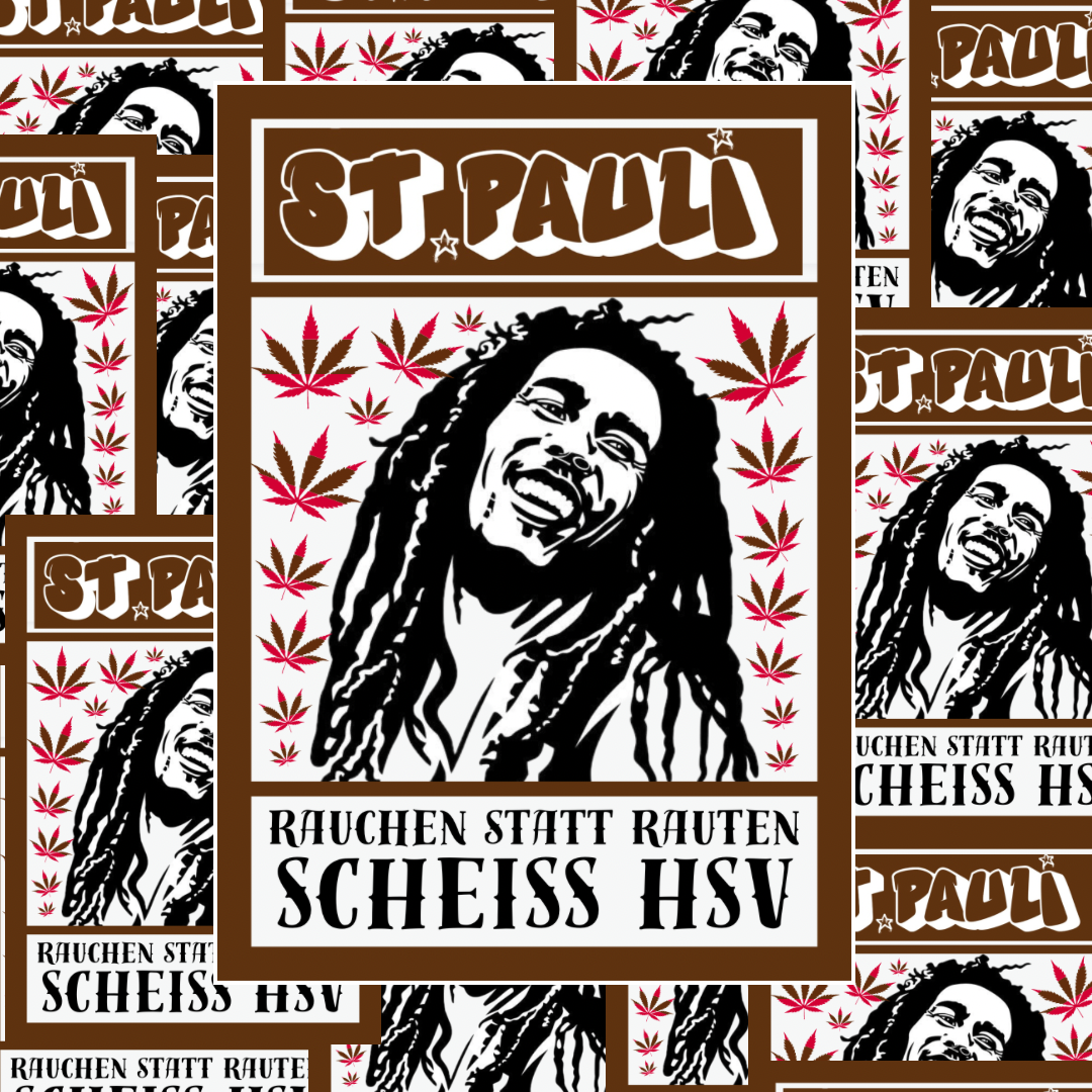 Aufkleber „Bob Marley“ 50 Stk.