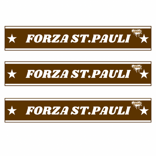 Aufkleber „FORZA“ 50 Stk.